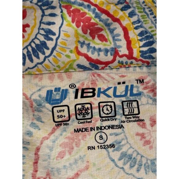 IBKUL Women's Long Sleeve Paisley Top - Multicolor - Picture 6 of 10